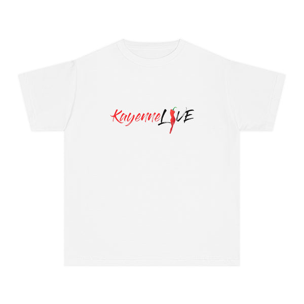 Kayenne Live Black Logo_Youth Midweight Tee